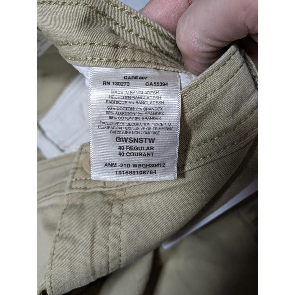 WRANGLER RELAXED FIT Men Size 40 Cotton Stretch Khaki 11
